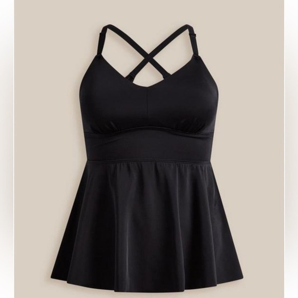 New! Torrid sz 3 Wireless Racer Back Tankini Swim Bathing Suit Top 3X - Picture 4 of 4
